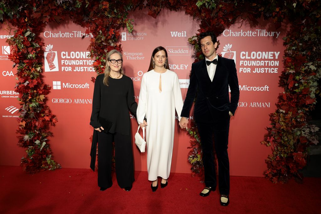 Meryl, Grace and Mark on the red carpet 