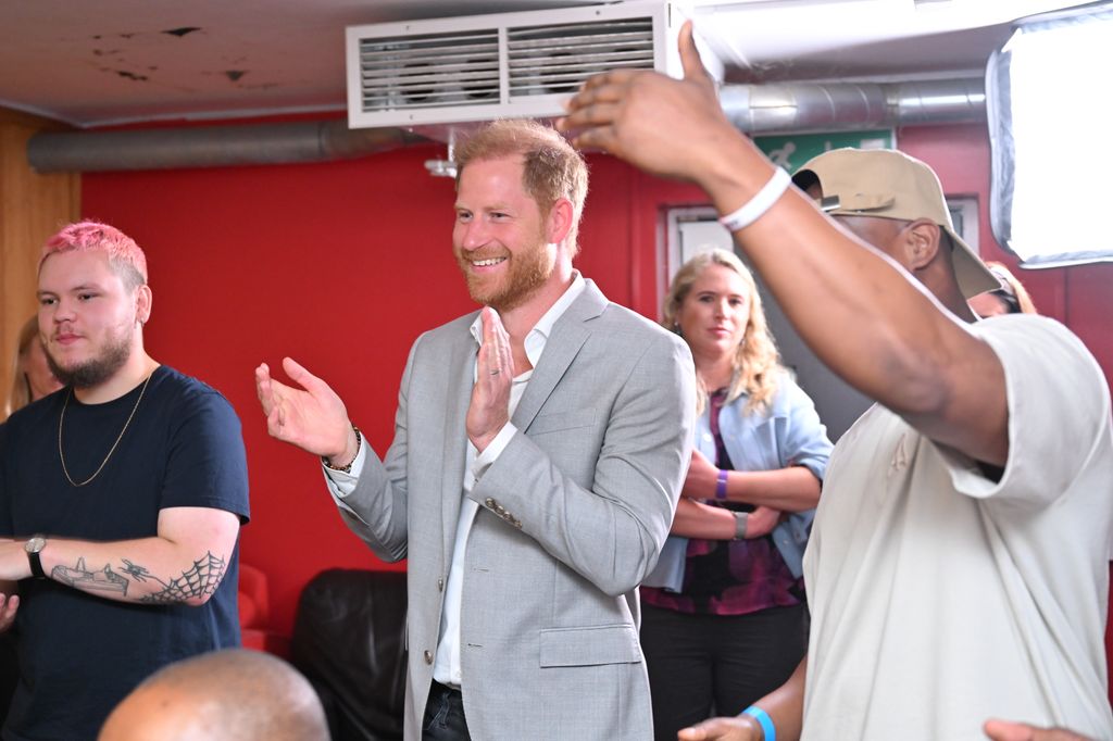 Harry watched a series of performances in the studios