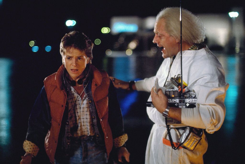 Editorial use only. No book cover usage.
Mandatory Credit: Photo by Amblin Entertainment/Universal Pictures/Kobal/Shutterstock
Michael J. Fox, Christopher Lloyd
Back To The Future - 1985
Director: Robert Zemeckis
Amblin Entertainment/Universal Pictures