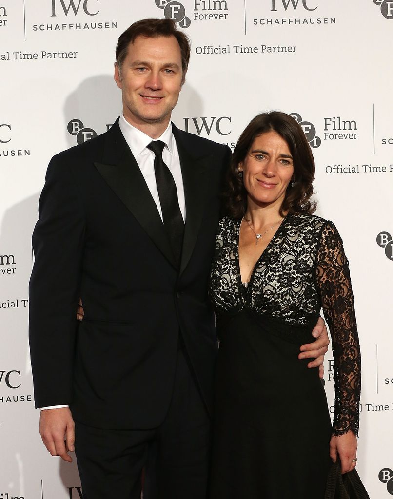 Esther Freud (R) and David Morrissey attends the IWC Gala dinner in honour of the BFI at Battersea Evolution on October 7, 2014 in London