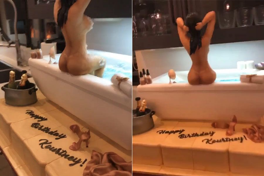 kourtney kardashian birthday cake