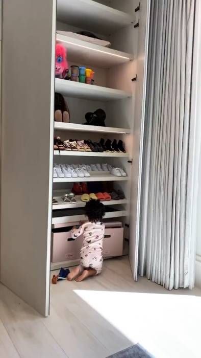 kylie jenner daughter stormi shoe collection