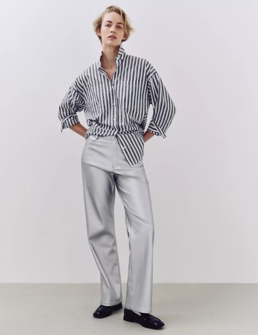 John Lewis silver trousers