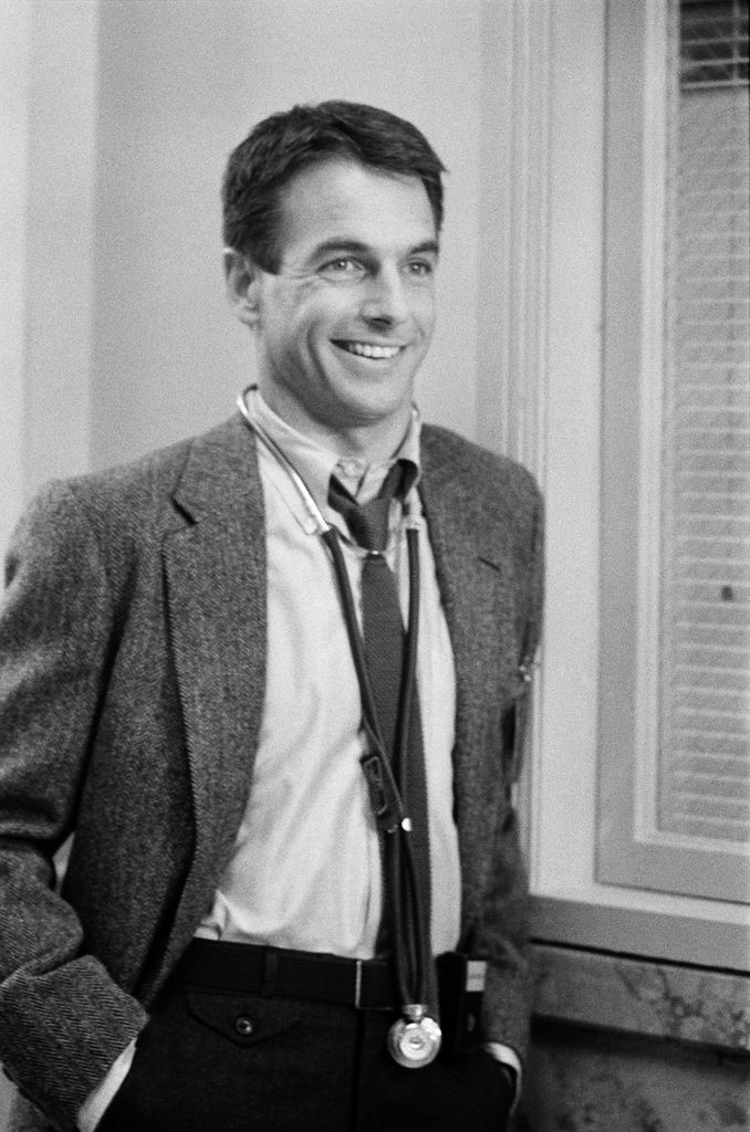 Mark Harmon as Dr. Robert 'Bobby' Caldwell  in St. Elsewhere, 1980s