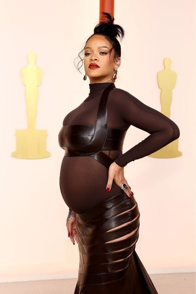 Rihanna Oscars 2023 Alaia