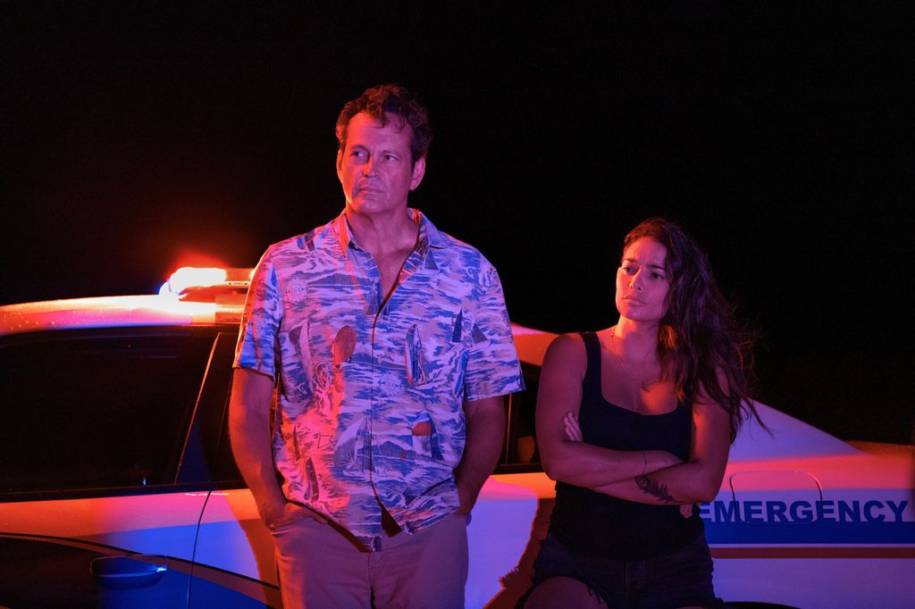 Vince Vaughn and Natalie Martinez in Bad Monkey