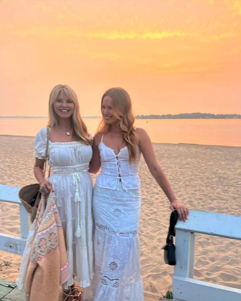 Sailor Brinkley Cook poses with mom Christie Brinkley by the water in a photo shared on Instagram
