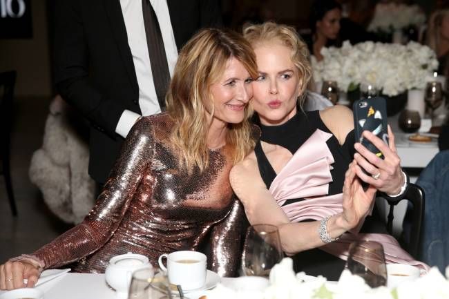 nicole kidman supported by famous friends