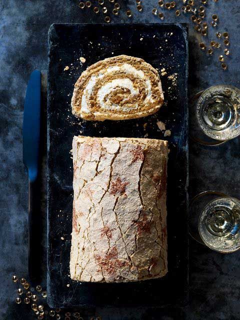 gingerbread roulade