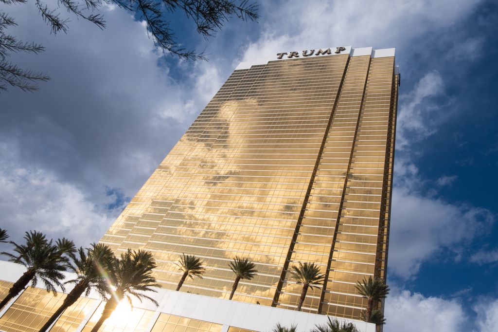 The International Trump Tower hotel in Las Vegas