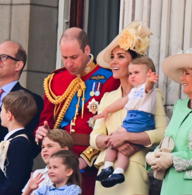 prince louis trooping the colour