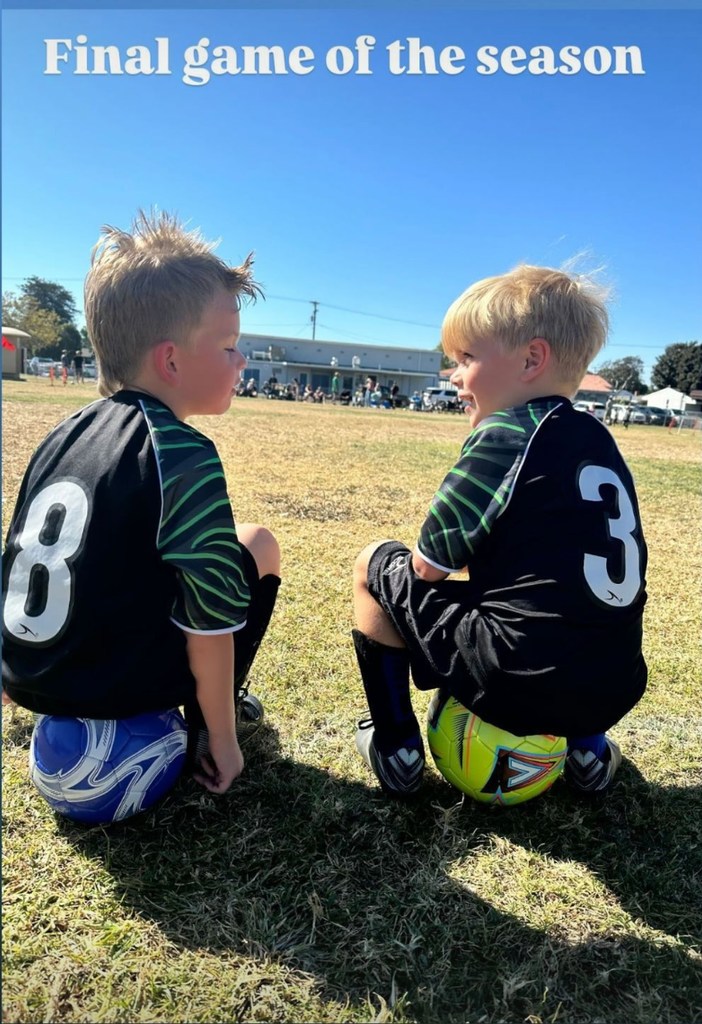 Photo shared by Ant Anstead and reshared by Christina Hall on Instagram Stories of their four-year-old son Hudson, November 2024