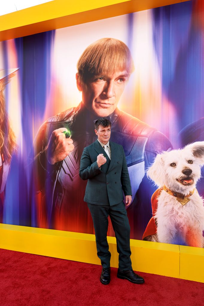 Nathan Fillion vu lors de la première de Los Angeles de Warner Bros. "Superman" au TCL Chinese Theatre le 07 juillet 2025 à Hollywood, en Californie.