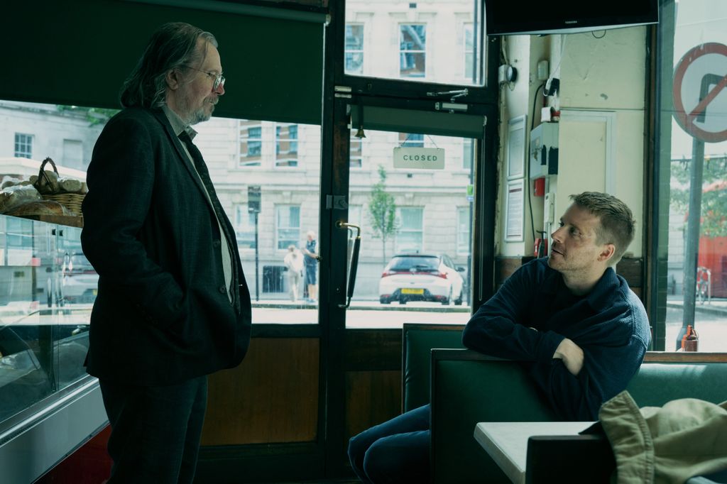 Sir Gary Oldman and Jack Lowden in Slow Horses