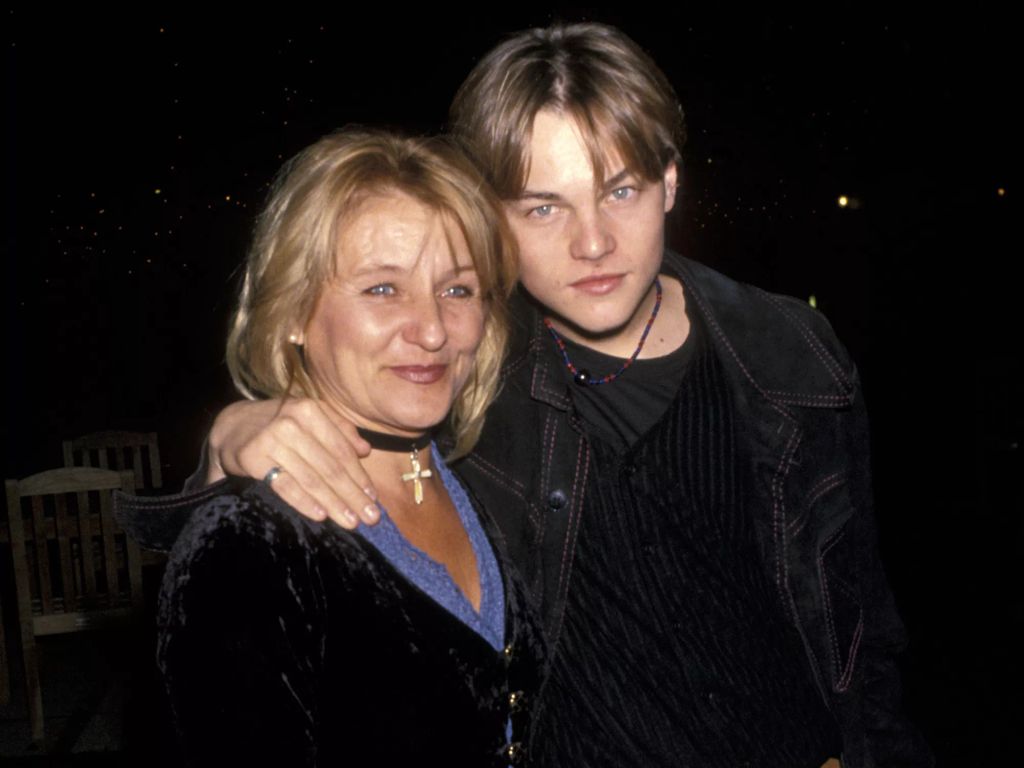 Leo as a teen with his mom