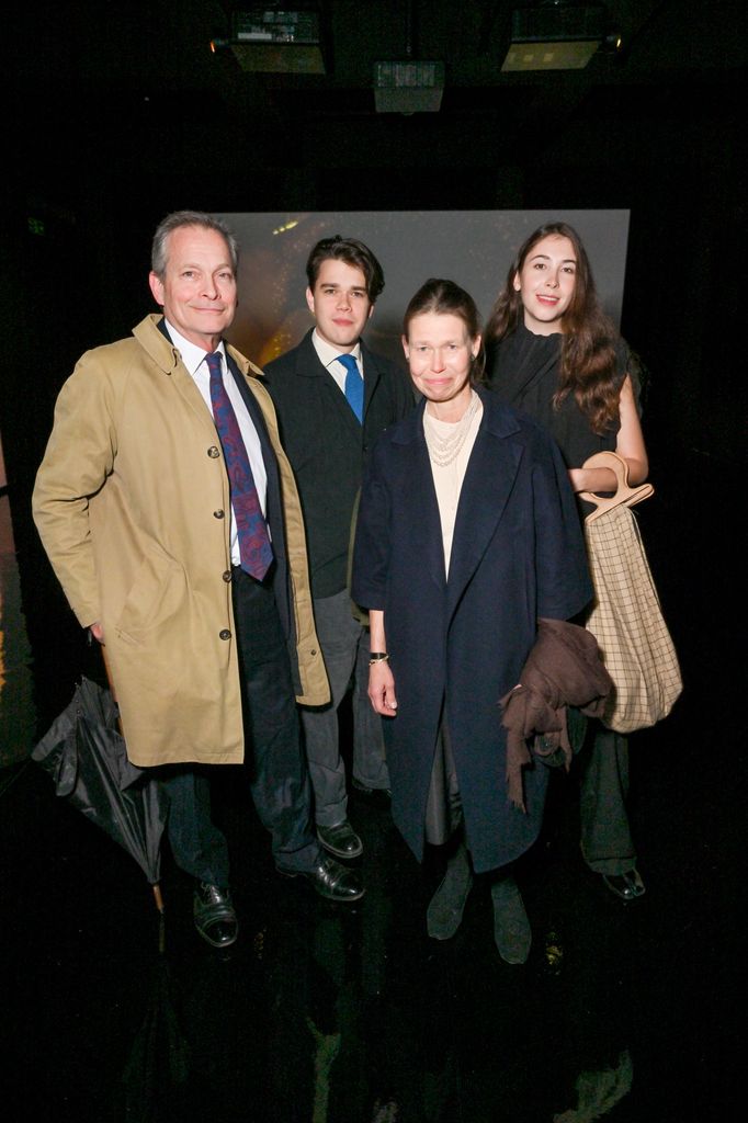The family attend the opening of new exhibition 'Wayne McGregor: Infinite Bodies' at Somerset House, 