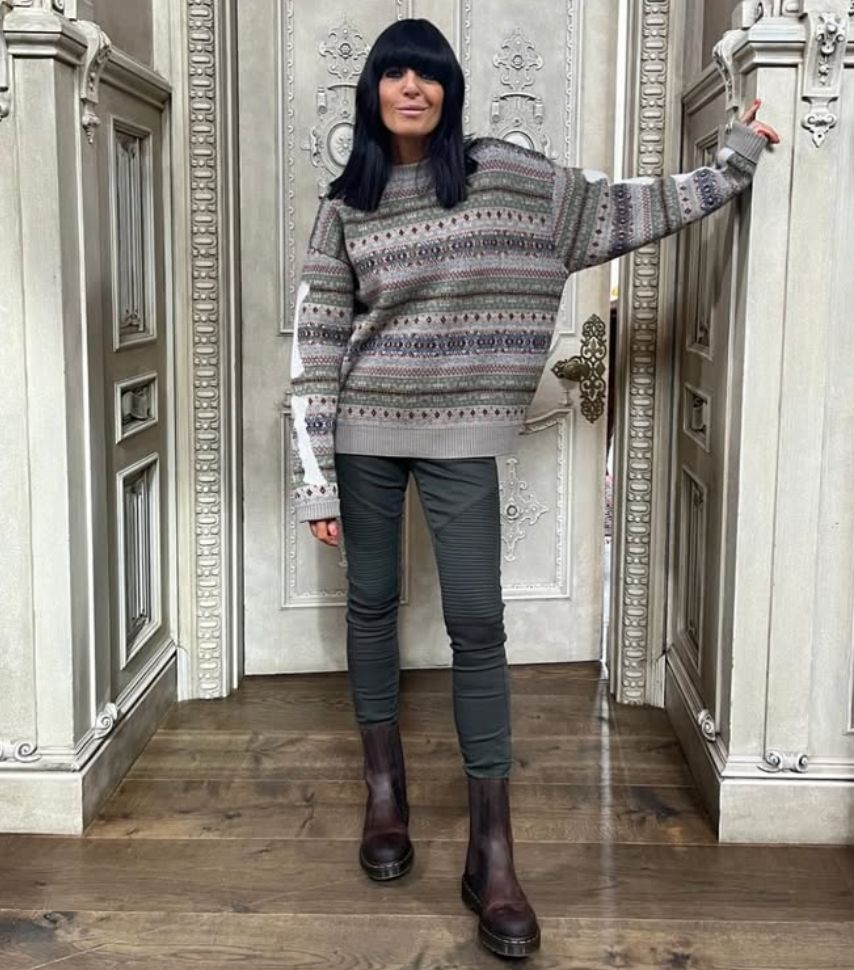 Claudia Winkleman jumper