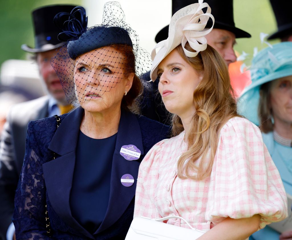  Sarah Ferguson, Duchess of York and Princess Beatrice attend day one of Royal Ascot