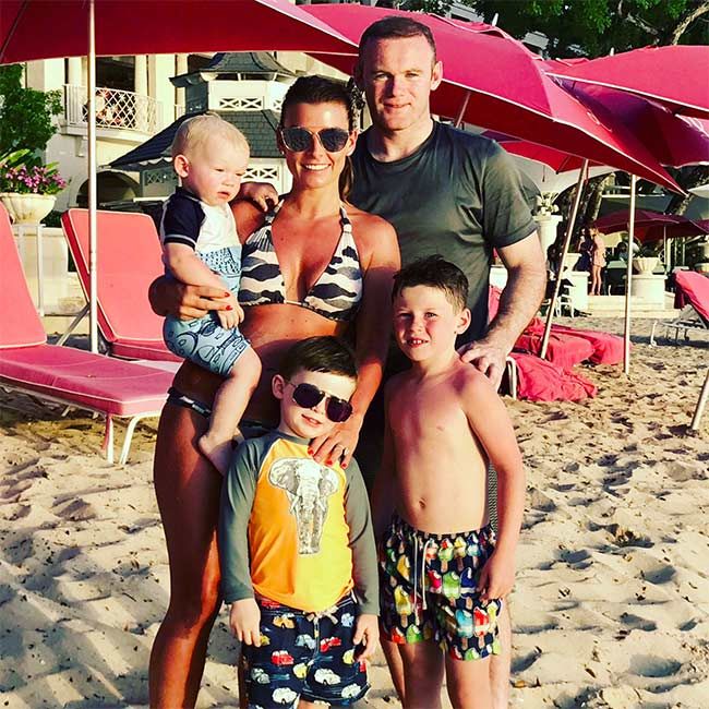 Coleen Rooney Wayne Rooney holiday barbados