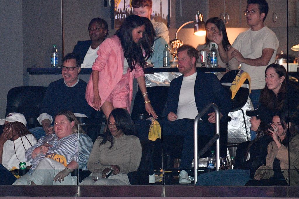 Prince Harry and Meghan Markle watched the Los Angeles Lakers play the Memphis Grizzlies at the Crypto.com in Los Angeles