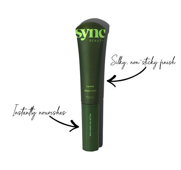 Sync Beauty lip balm product shot