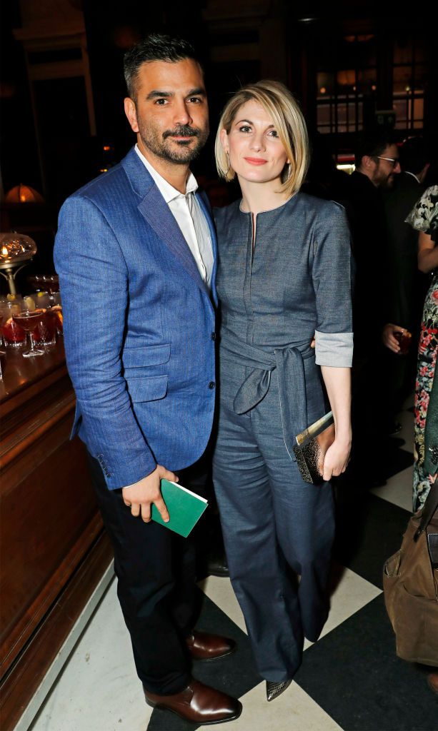 Christian Contreras and Jodie Whittaker attend the launch of The Ned, London on April 26, 2017
