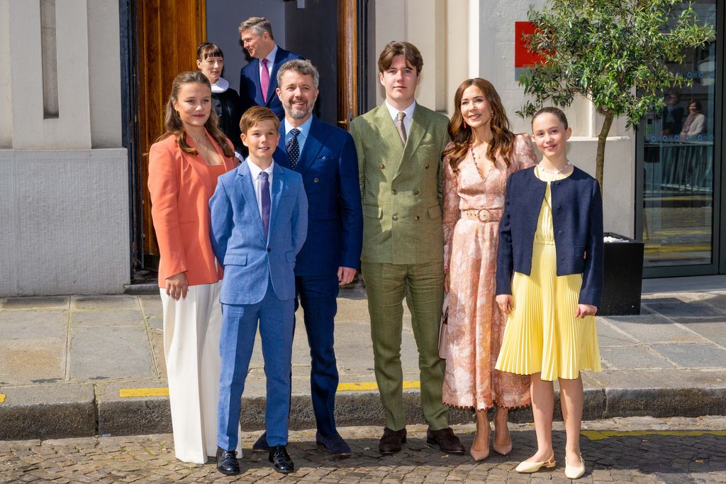 Crown Prince Frederik and Crown Princess Mary attended their nephew's special day