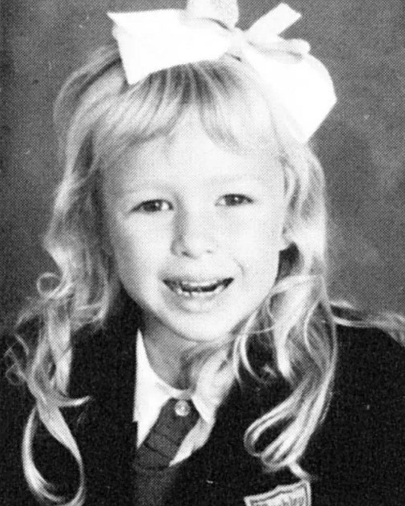 Paris Hilton posted throwback photos from her school days