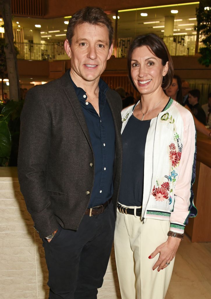 Ben Shephard with his wife annie 