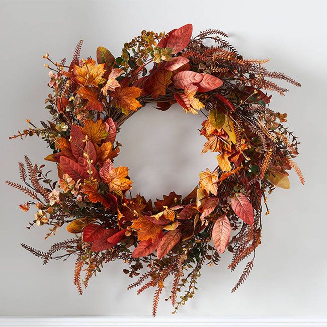 noths autumn wreath