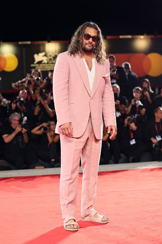 Jason Momoa attends the Cartier Glory To The Filmmaker Award 2025 and the "In the Hand of Dante" red carpet