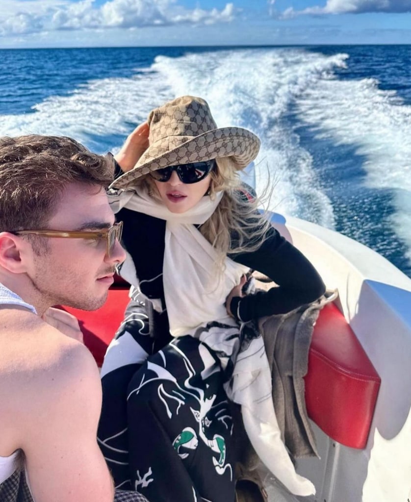 Photo shared by Madonna on Instagram August 11, 2024 of her son Rocco Ritchie in honor of his birthday