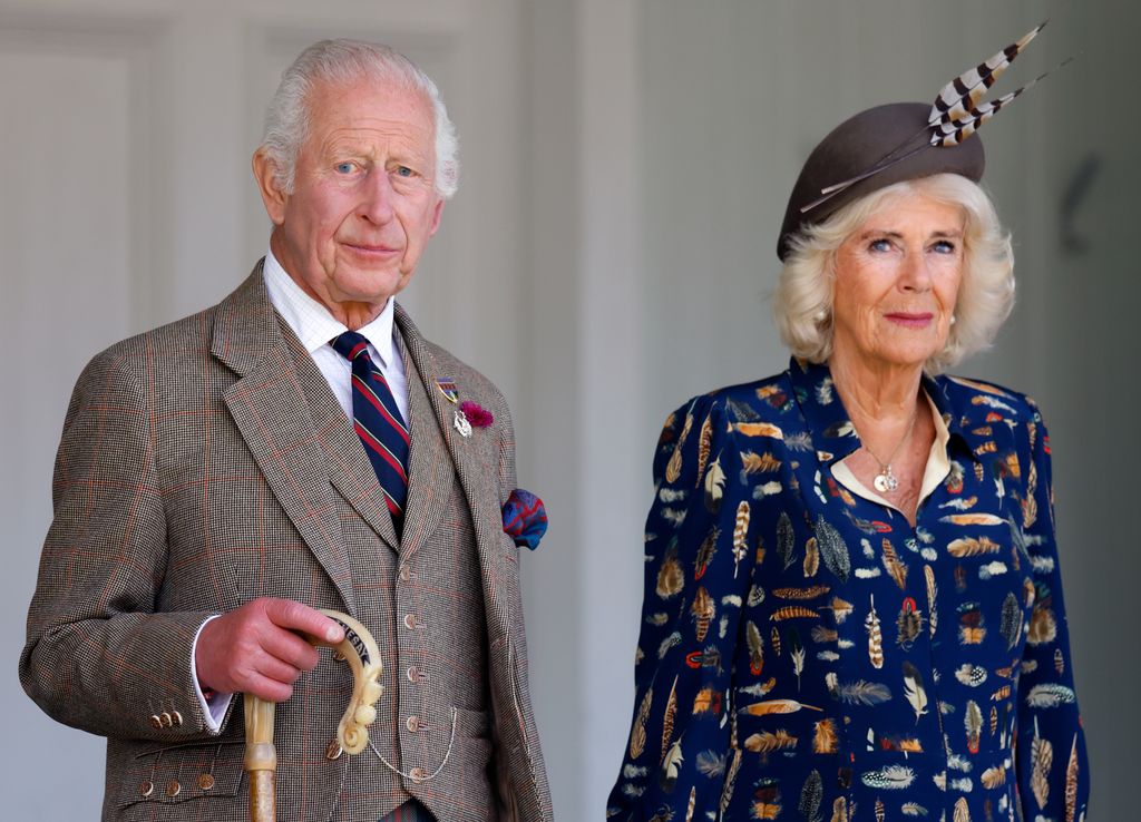 King Charles and Queen Camilla at The Braemar Gathering 2024