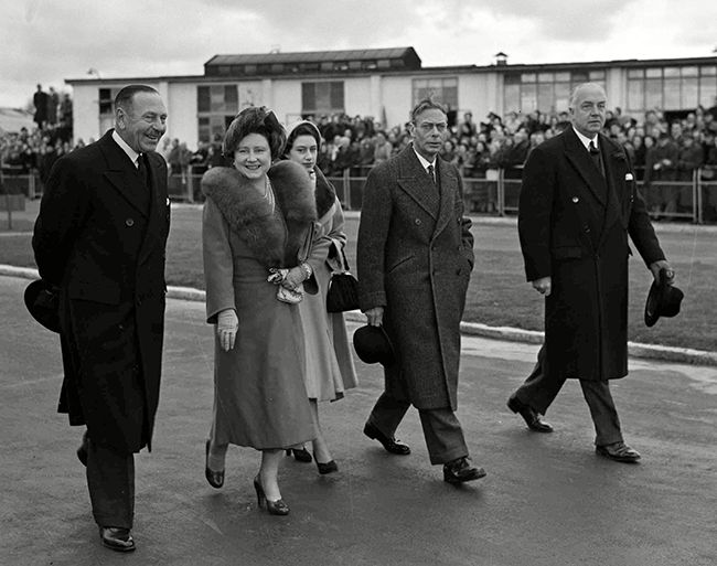 george vi london airport princess elizabeth 1952