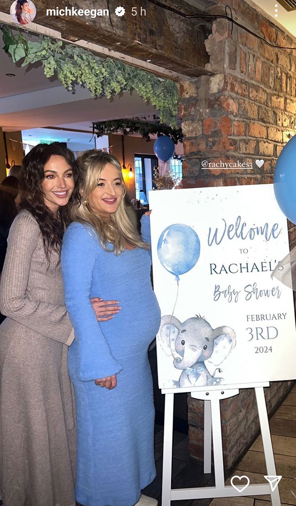 two ladies at baby shower 