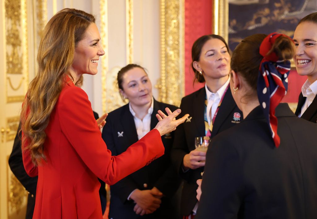Kate is patron of England rugby