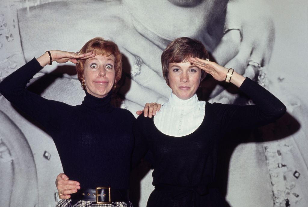 Carol Burnett et Julie Andrews en 1975