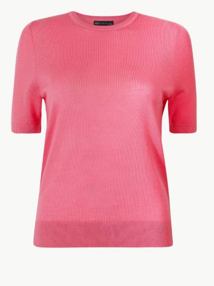 marks and spencer pink top