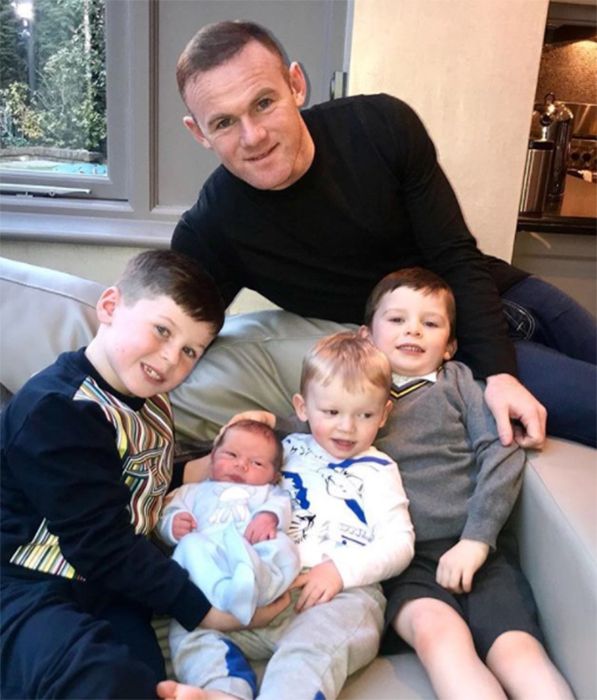 wayne rooney kids instagram baby boy