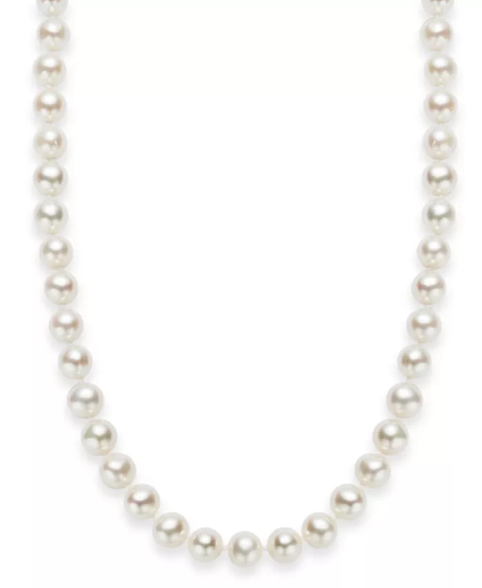 macys pearl necklace