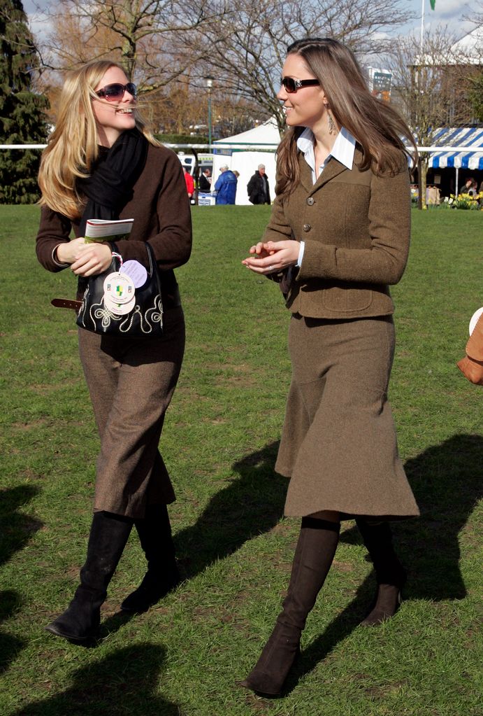 CHELTENHAM, UNITED KINGDOM - MARCH 13:  Kate Middleton attends day 1 of the Cheltenham Horse Racing Festival on March 13, 2007 in Cheltenham, England.  (Photo by Indigo/Getty Images)