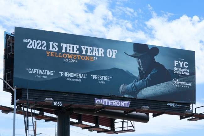 A billboard for Yellowstone