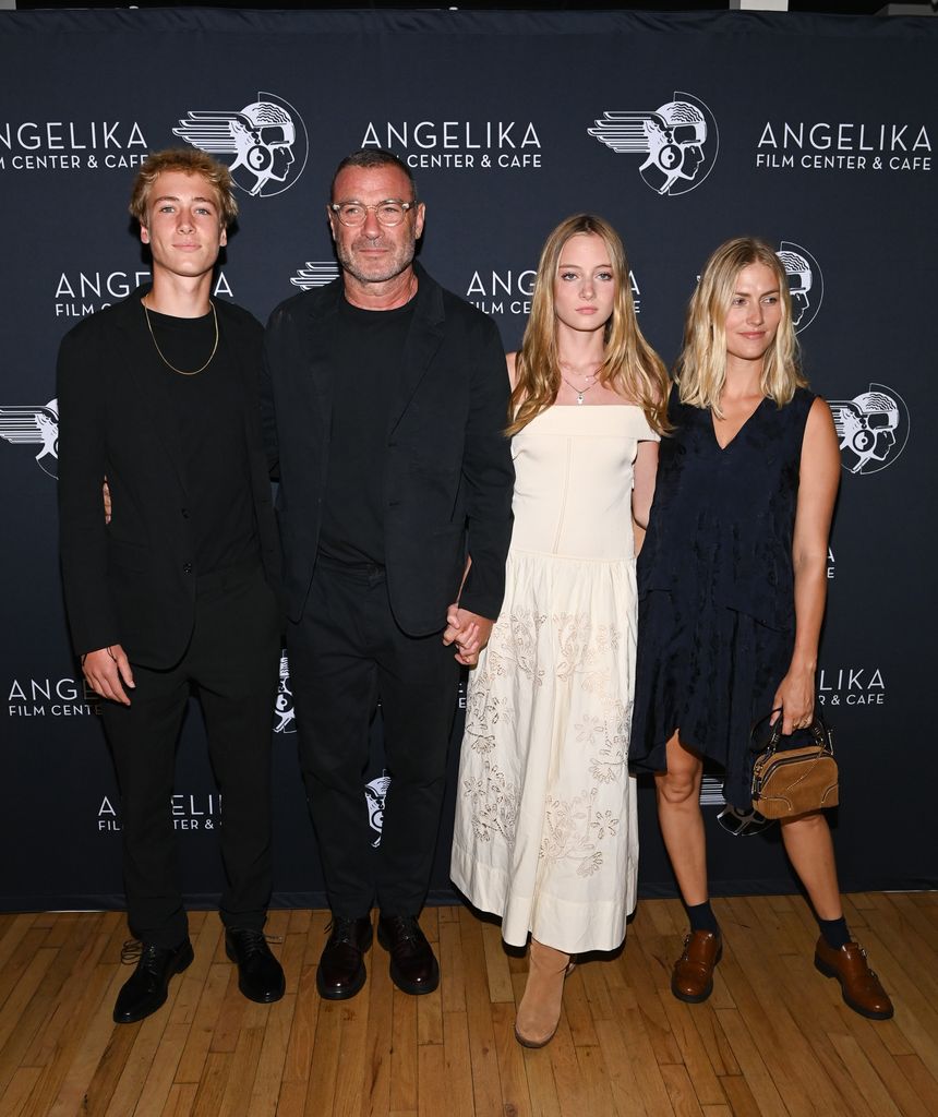 Sasha Schreiber, Liev Schreiber, Kai Schreiber and Taylor Schreiber 