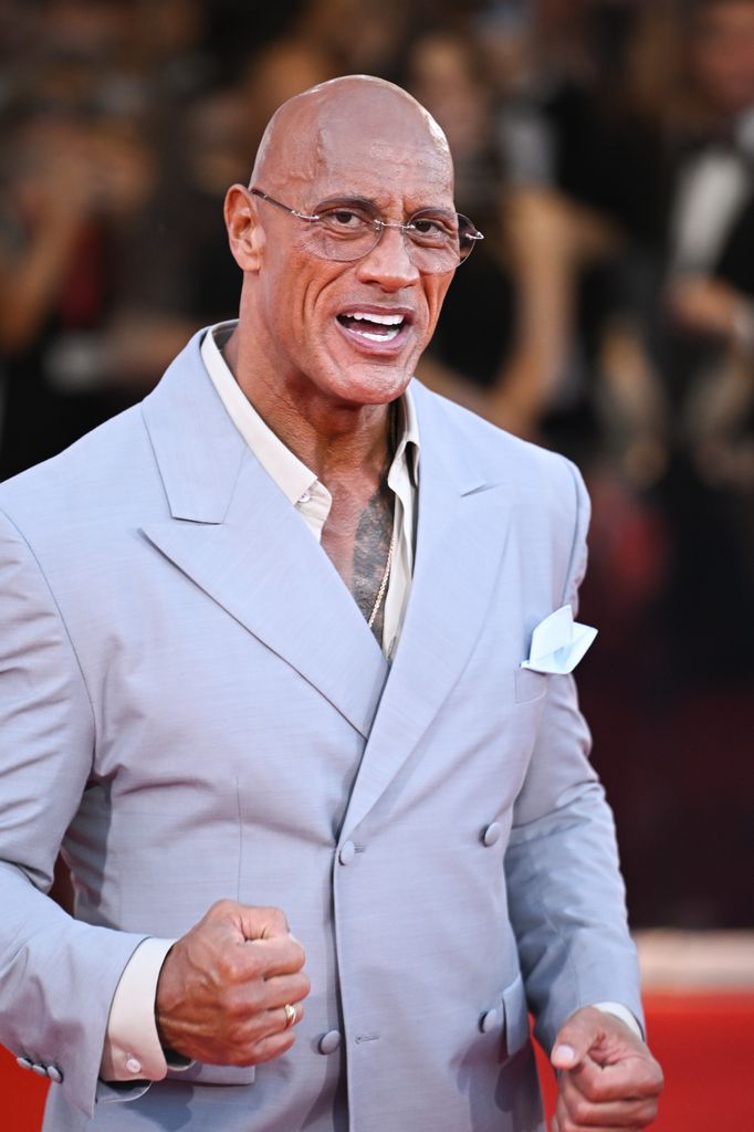 dwayne johnson red carpet