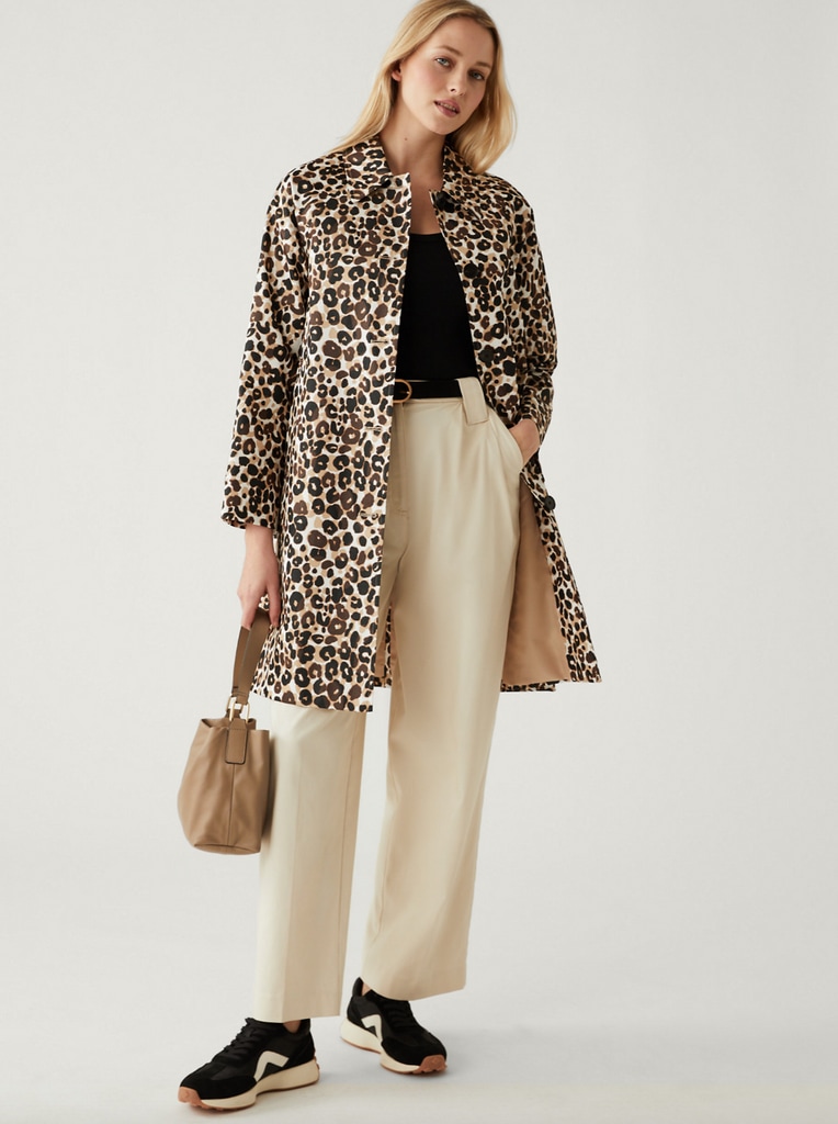 Marks & Spencer leopard print coat