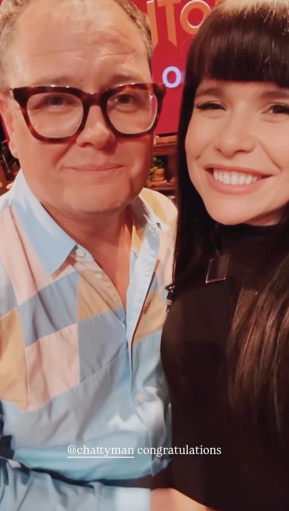 Alan Carr and Paloma Faith 