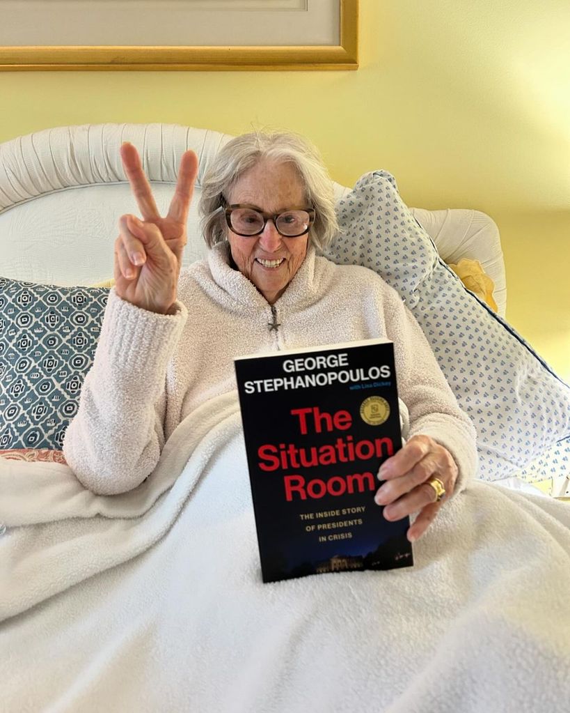 George Stephanopoulos' mother-in-law posed with his new book, The Situation Room