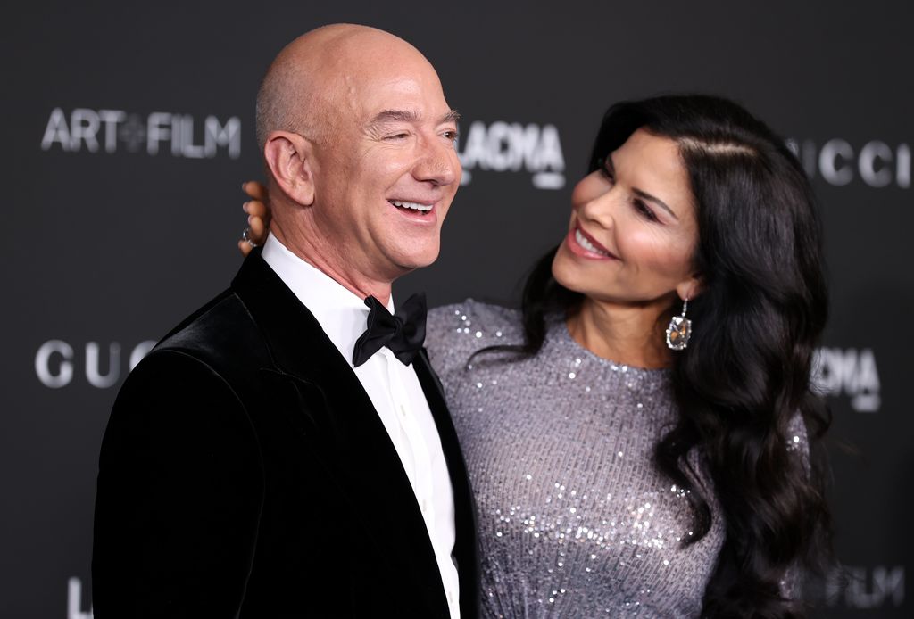 Jeff Bezos and Lauren Sanchez attend the 10th Annual LACMA ART+FILM GALA presented by Gucci at Los Angeles County Museum of Art on November 06, 2021 in Los Angeles, California