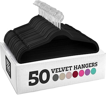 Zober Velvet hangers on Amazon