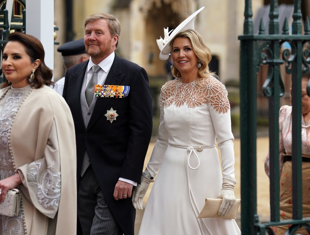 Queen Maxima wows in figure flattering dress with the most incredible ...